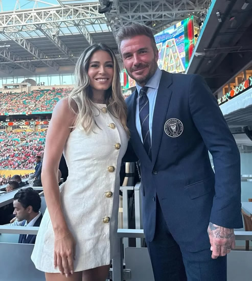AMERICAN DREAM DAZN hosts put on leggy displays in bold Club World Cup outfits as Diletta Leotta enjoys David Beckham encounter