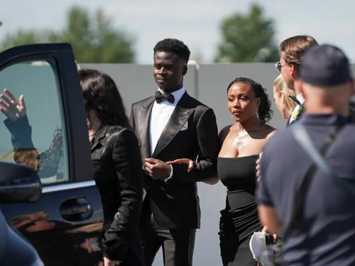 ODEGARTER Martin Odegaard marries stunning partner Helene with Arsenal pal Bukayo Saka and girlfriend Tolami among guests