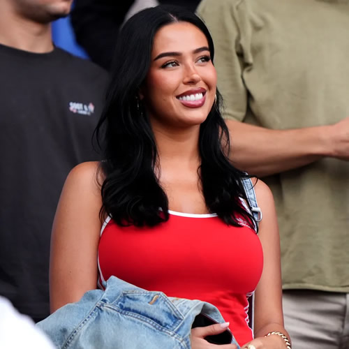 REAL DEAL Jude Bellingham’s girlfriend Ashlyn Castro stuns in custom Real Madrid crop top