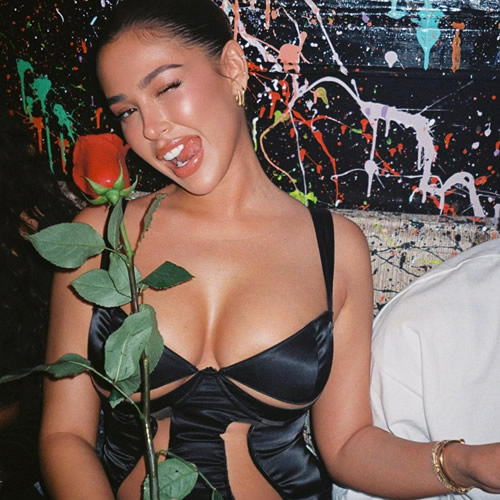 REAL DEAL Jude Bellingham’s girlfriend Ashlyn Castro stuns in custom Real Madrid crop top