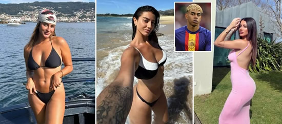 Air hostess, 30, 'on holiday with Lamine Yamal', 17, sent death threats over 'relationship'