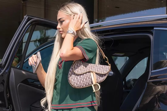 Alisha Lehmann says 'the moment is now' in £2,300 outfit after losing to U15 boys team