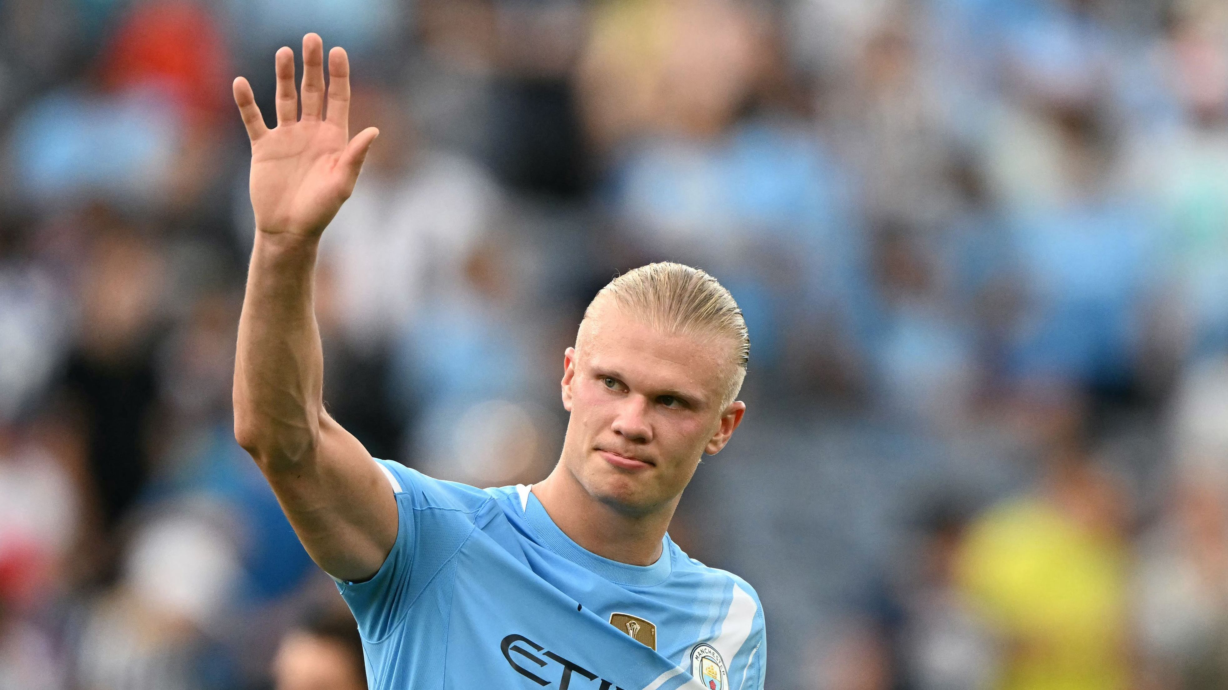 Erling Haaland is a robot! Man City striker hits huge milestone with clumsy strike against Juventus at Club World Cup