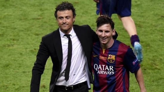 Luis Enrique: PSG can't relax against best ever Lionel Messi