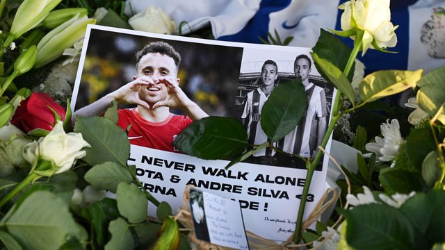 Diogo Jota's wake takes place in Portugal as former national team colleagues pay respects to Liverpool star