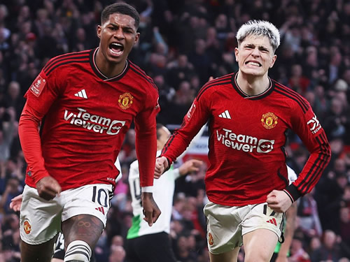 Manchester United wantaway Garnacho OK to train with club - sources