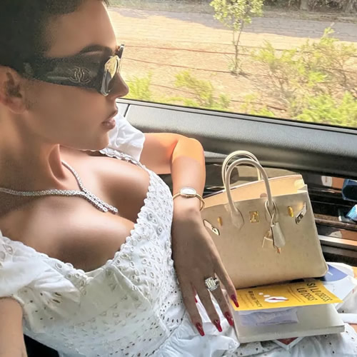 Geor-dropping Georgina Rodriguez stuns in bikini and diamonds as she gives fans glimpse into yacht holiday with Cristiano Ronaldo