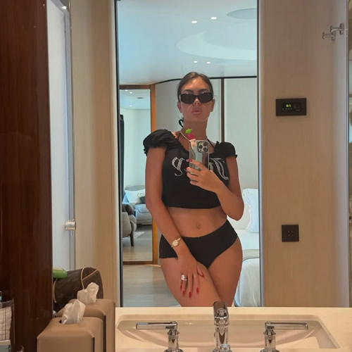 Geor-dropping Georgina Rodriguez stuns in bikini and diamonds as she gives fans glimpse into yacht holiday with Cristiano Ronaldo