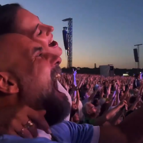 WONDER BALL Pep Guardiola and stunning daughter Maria belt out Oasis classic as Man City boss parties with Gallagher family at gig