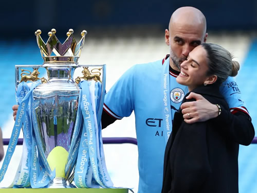 WONDER BALL Pep Guardiola and stunning daughter Maria belt out Oasis classic as Man City boss parties with Gallagher family at gig