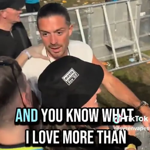 DEFINITELY CITY ‘More than anything’ – Emotional Jack Grealish spotted pouring heart out to beloved Man City fans after Oasis gig