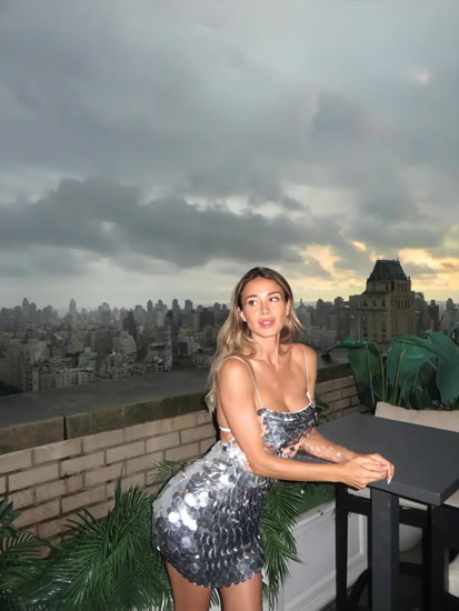 LEOTTA LOVE Stunning DAZN presenter Diletta Leotta goes braless as she dazzles in daring dress in New York