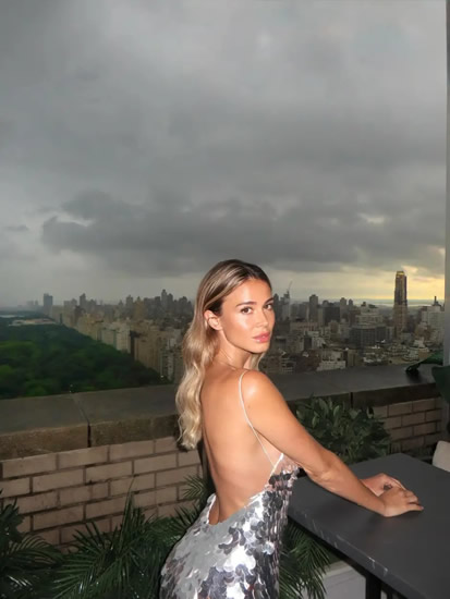 LEOTTA LOVE Stunning DAZN presenter Diletta Leotta goes braless as she dazzles in daring dress in New York