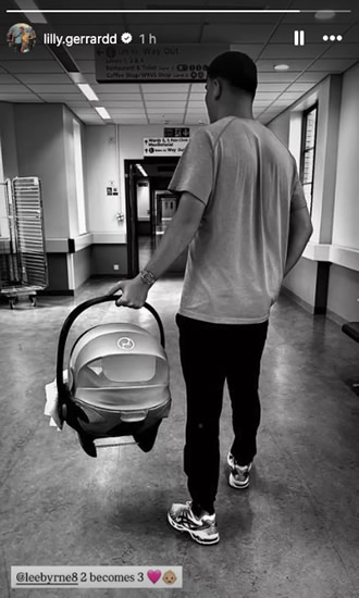 Steven Gerrard becomes grandad at 45 as daughter Lily welcomes baby