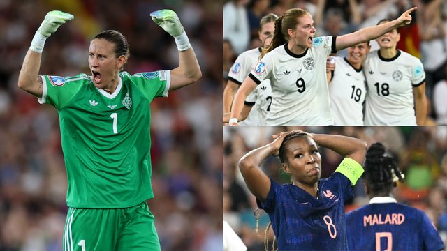 Ann-Katrin Berger steals the show as Germany recover from early red card to secure Euro 2025 semi-final spot and end France's dreams