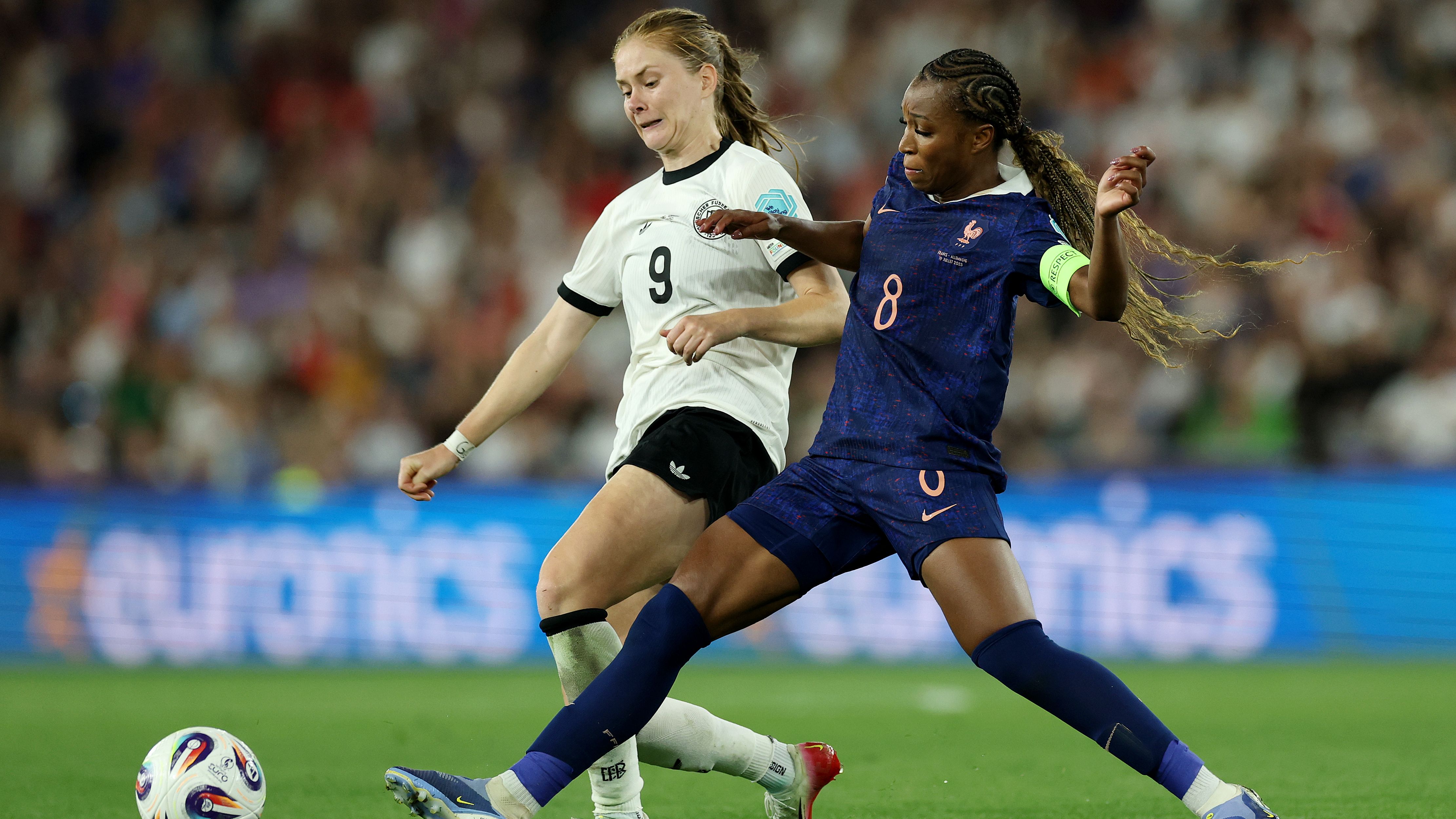 Ann-Katrin Berger steals the show as Germany recover from early red card to secure Euro 2025 semi-final spot and end France's dreams