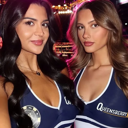 RING AROUND Meet the ring girls for Oleksandr Usyk vs Daniel Dubois with topless model joined by bikini loving content creator