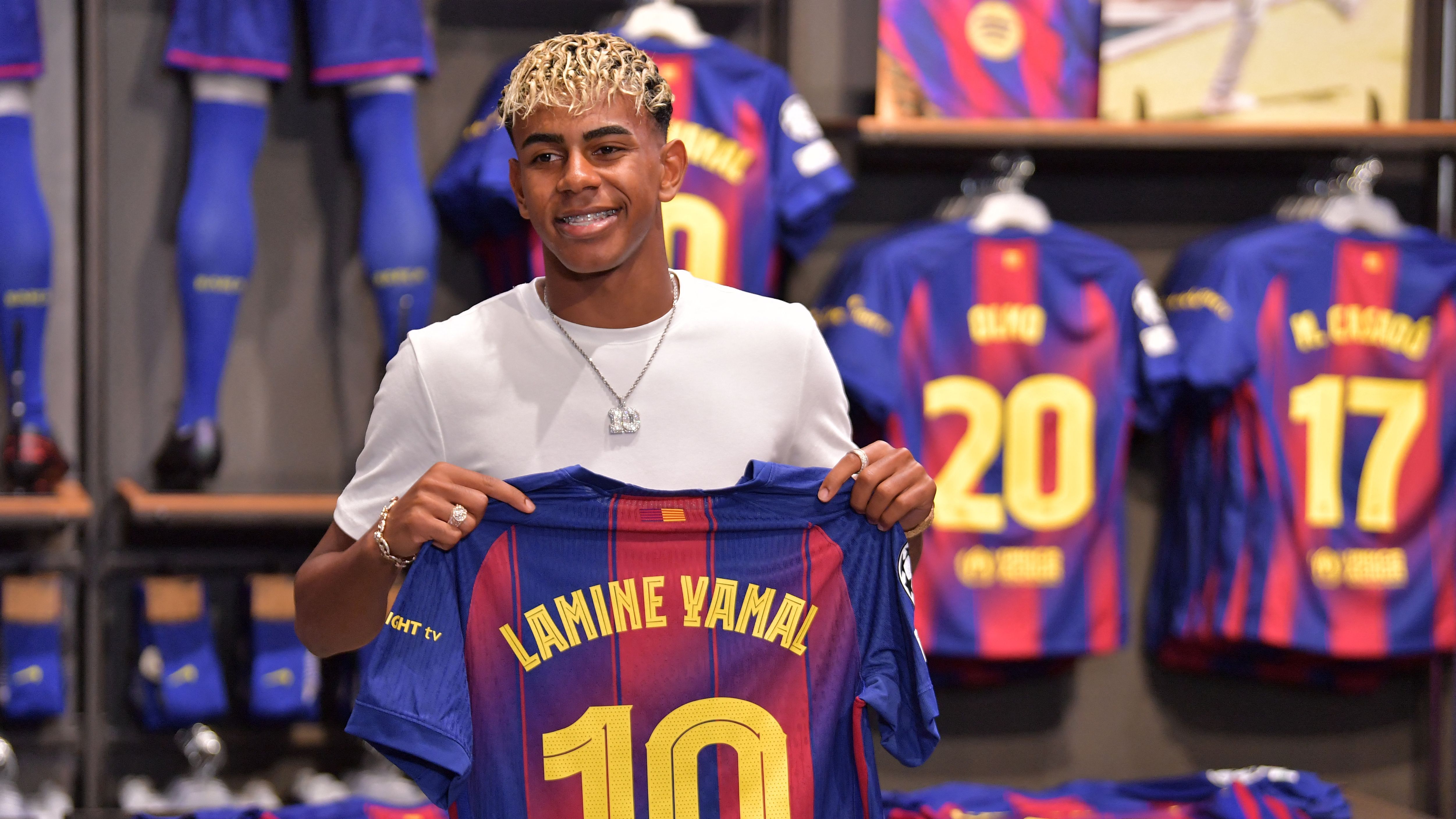 Revealed: Marcus Rashford could inherit Lamine Yamal's old Barcelona shirt or follow in Thierry Henry's footsteps with three numbers available to Man Utd loanee
