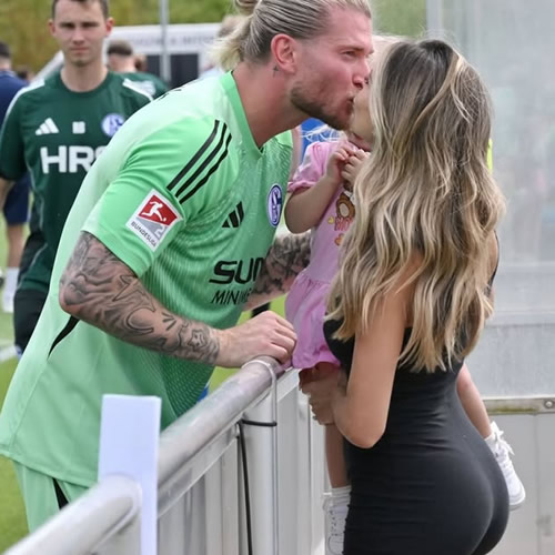 Ex-Premier League ace's wife shares 'spectacular' bathroom selfie and pre-season kiss pic