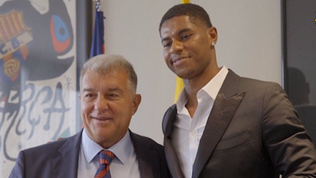 Barcelona president Joan Laporta reveals new Barcelona signing Marcus Rashford wanted to be a 'one-club man' for Man Utd before being frozen out