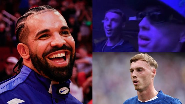 VIDEO: Chelsea talisman Cole Palmer links up with UK rap sensation Central Cee to watch Drake live in Manchester