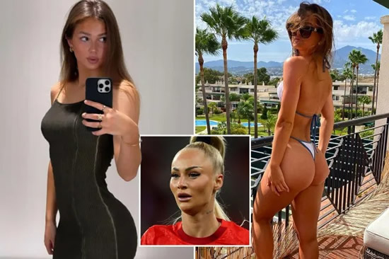Alisha Lehmann loses title of 'world's most beautiful footballer' as stunning pics of Sweden's Alice Sondergaard emerge