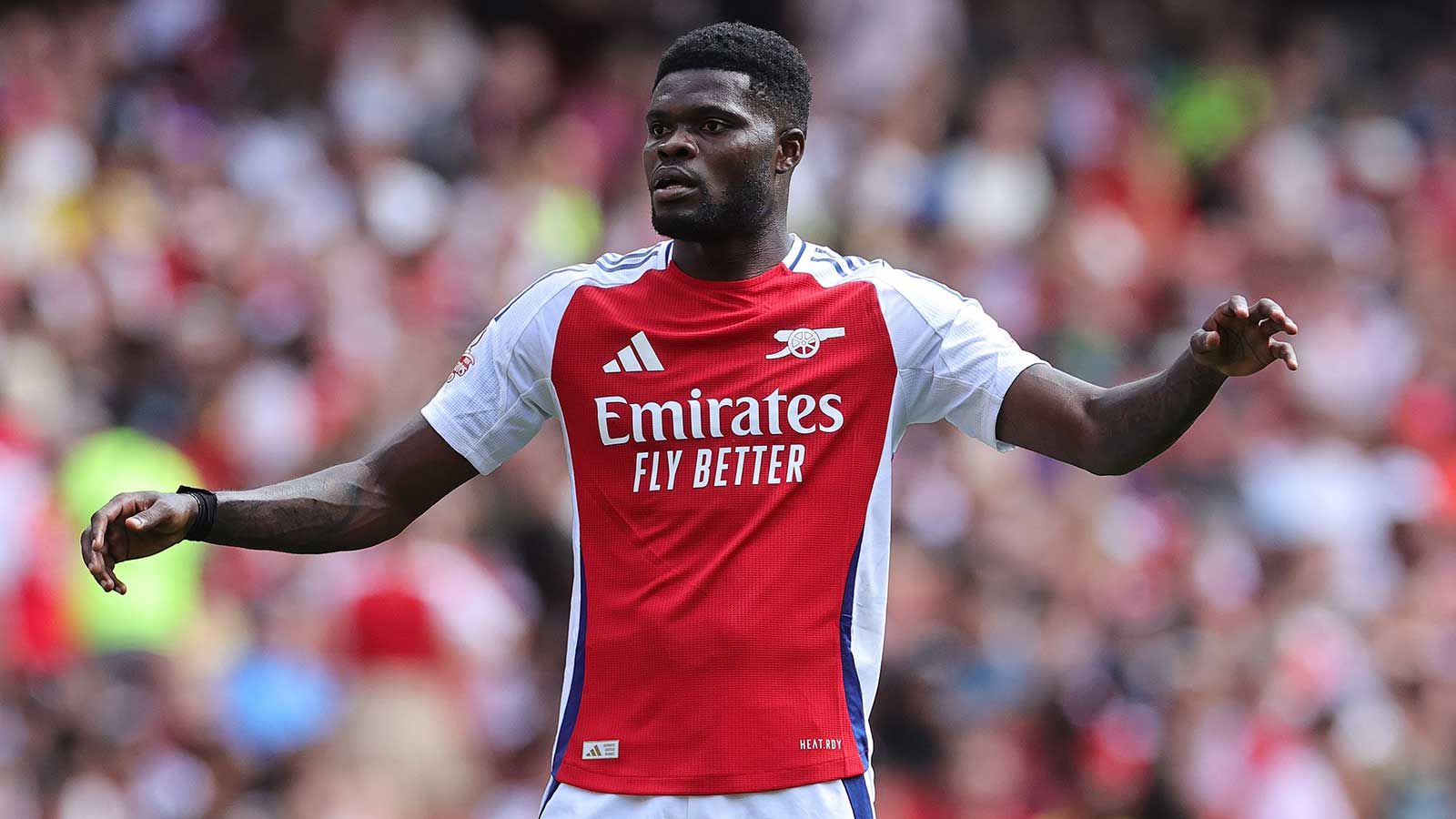 Arsenal approved Premier League decision to include Thomas Partey on 2025-26 trading cards as out-of-contract midfielder faces several rape charges