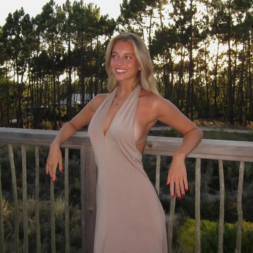 'BEAUTIFUL' Lando Norris’ girlfriend Margarida Corceiro shows off major sideboob as she goes braless in risque outfit