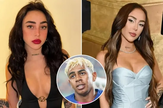Lamine Yamal, 18, ‘spotted kissing famous Argentine singer, 24, in nightclub as Barcelona star romance rumours heat up’