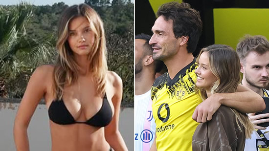Mats Hummels' ex-wife claims he didn't INVITE son, 7, to farewell match attended by new model girlfriend, 26