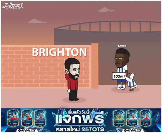 Daily Laugh - 100m for Carlos Baleba?