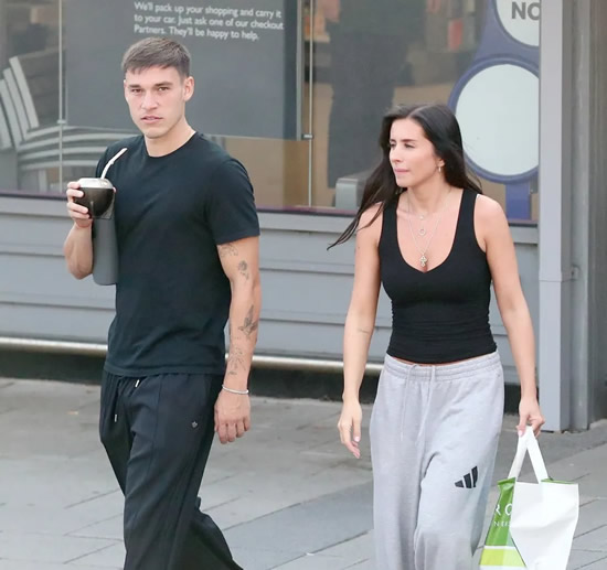 KYL-ER QUEEN Manuel Ugarte spotted with Mbappe’s ex for first time as Man Utd star and new girlfriend head to Waitrose