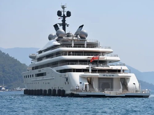 PUSH THE BOAT OUT Battle of the football superyachts…from Ronaldo’s £5.5m beast to Jim Ratcliffe’s ‘beach club’ & boat the size of a PITCH