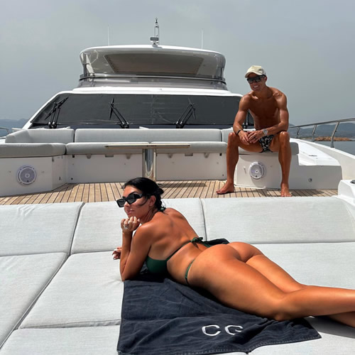 PUSH THE BOAT OUT Battle of the football superyachts…from Ronaldo’s £5.5m beast to Jim Ratcliffe’s ‘beach club’ & boat the size of a PITCH