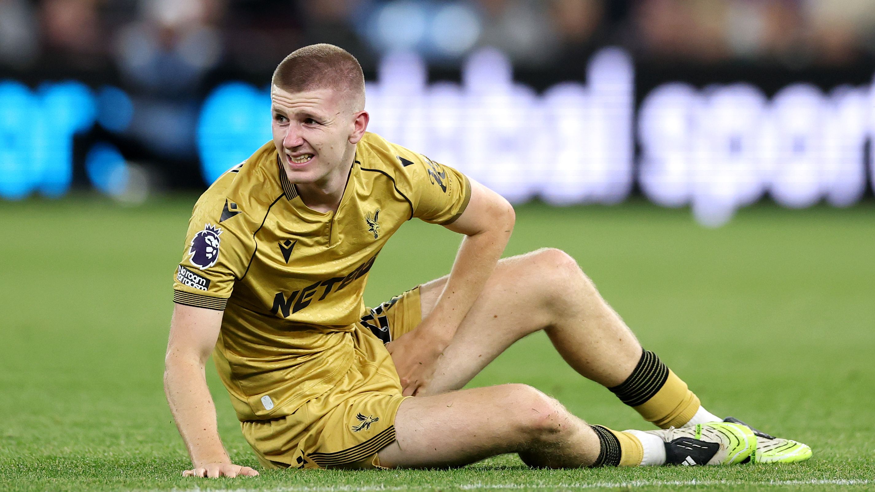 Thomas Tuchel handed major England injury worry as Crystal Palace midfielder Adam Wharton is forced off in Aston Villa clash