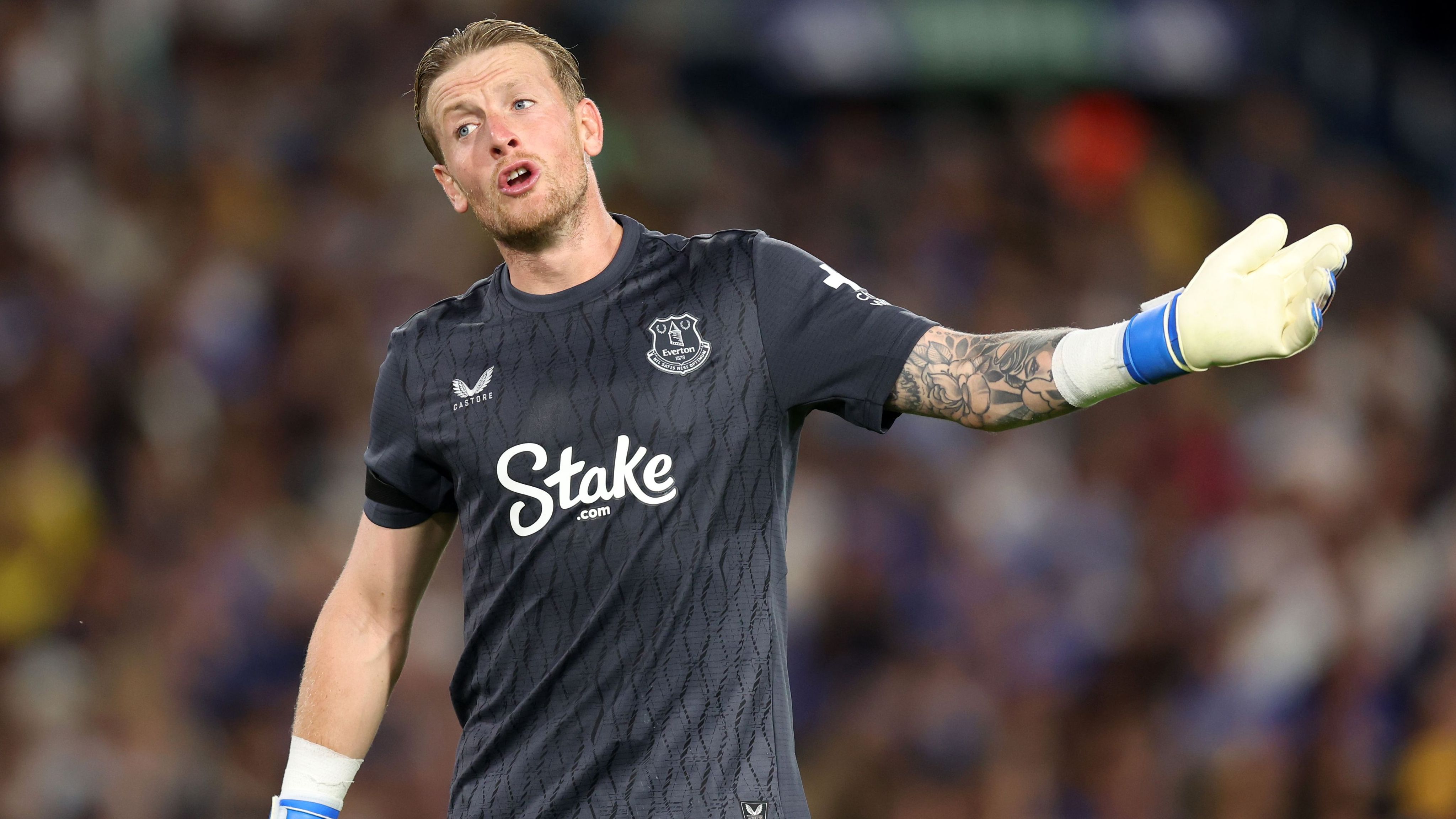 England's No.1 to finish career on Merseyside? Jordan Pickford in talks to extend eight-year stay at Everton with new contract