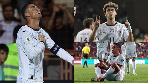 Portugal player ratings vs Armenia: Cristiano Ronaldo and Joao Felix lead the way as five-star Selecao pay perfect tribute to Diogo Jota