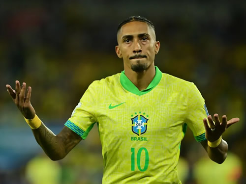 RACISM ROW Brazil & Barcelona football ace Raphinha accuses Disneyland Paris of racism after mascots ‘ignored son’ for a hug