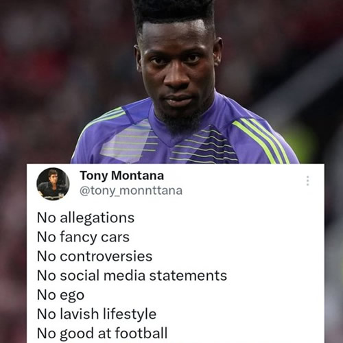 Daily Laugh - Good luck Onana