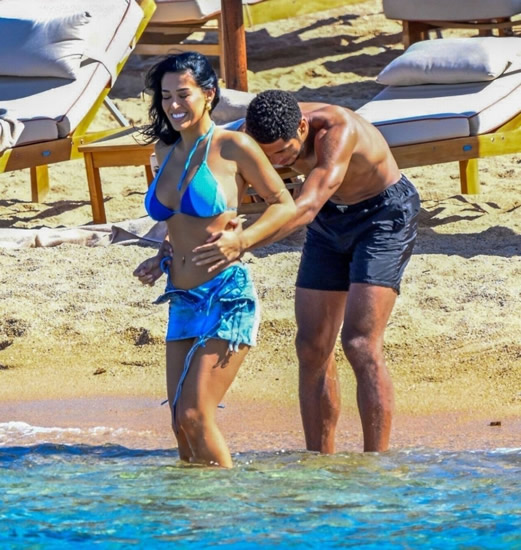 Jude Bellingham's girlfriend spotted in eye-popping position with England ace on holiday