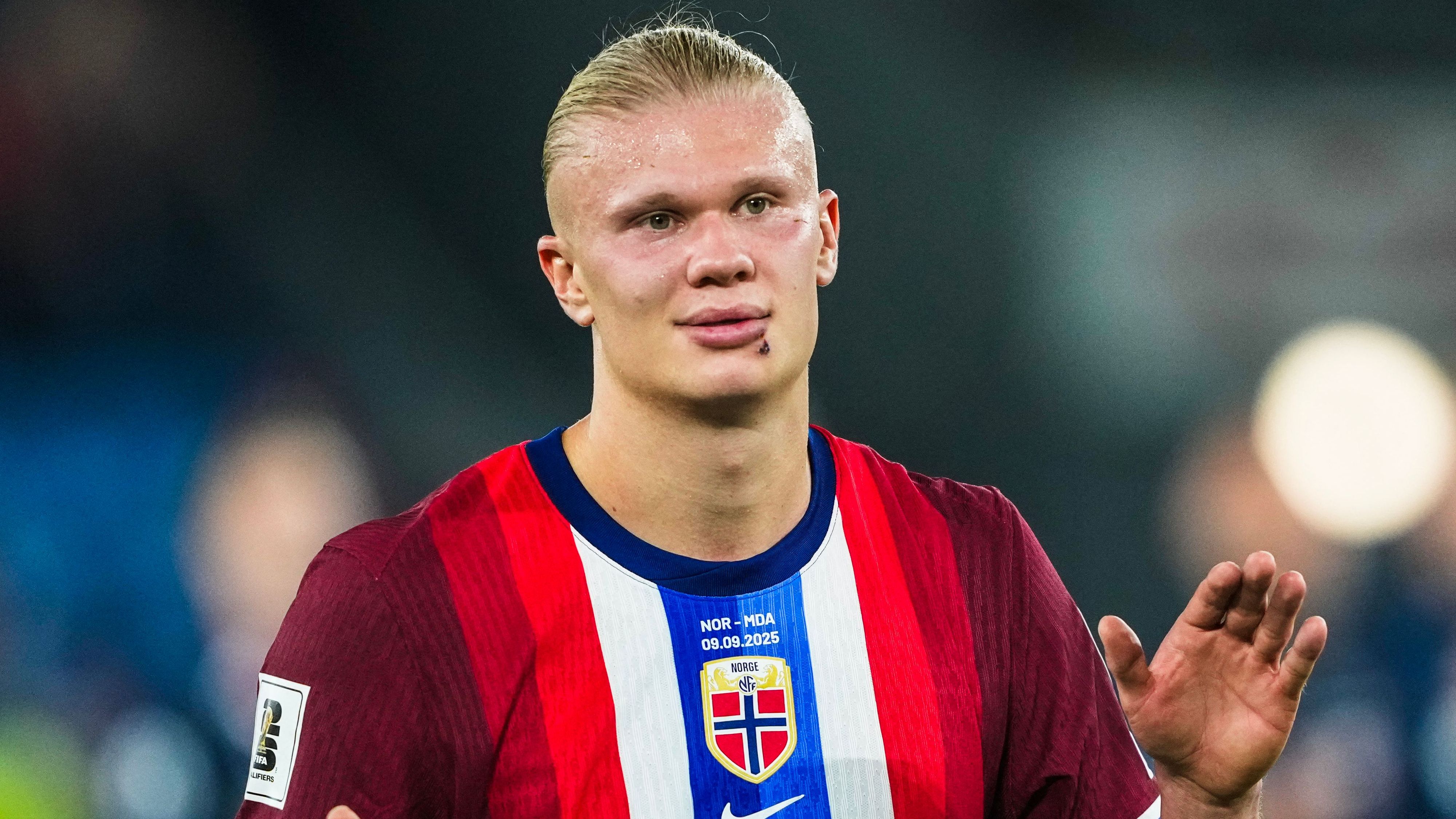'Monster, freak!' - Erling Haaland goes 'full beast mode' with FIVE goals during Norway's 11-1 demolition of Moldova