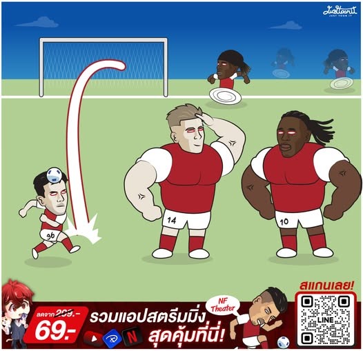 Daily Laugh - Saliba & Saka