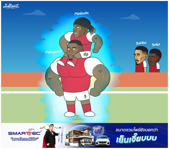 Daily Laugh - Saliba & Saka