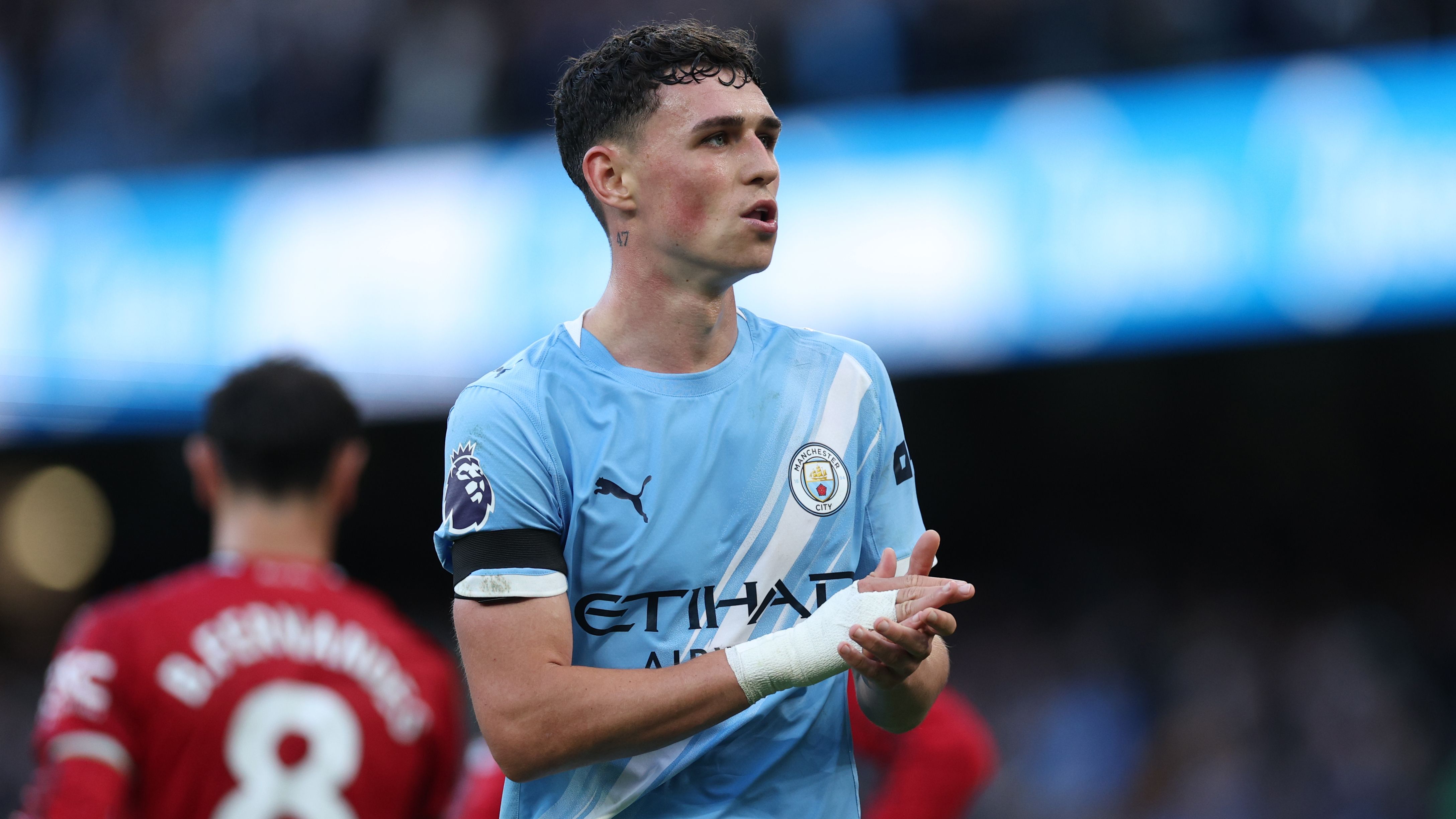 'Better than the treble season!' - Pep Guardiola in awe of Erling Haaland after derby-day brace as he hails 'the heart of the club' Phil Foden for masterful midfield display