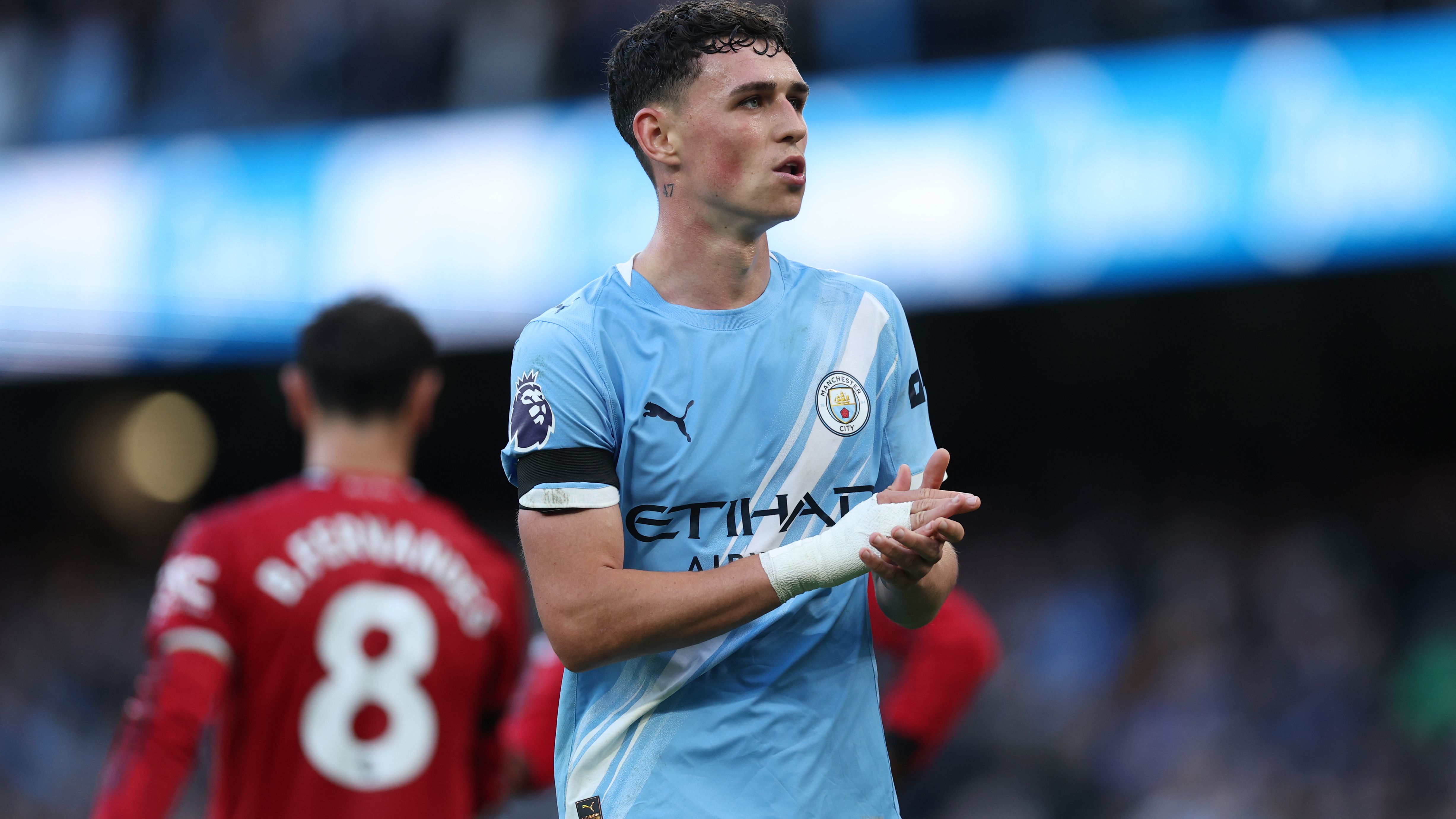 'It was all for him' - Phil Foden issues heartfelt tribute to late Man City super-fan Ricky Hatton after scoring in emotional derby win against Man Utd