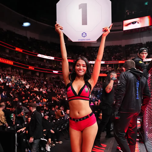 REDDY TO GO Canelo Alvarez vs Terence Crawford ring girl revealed to be stunning former office worker branded ‘perfect’