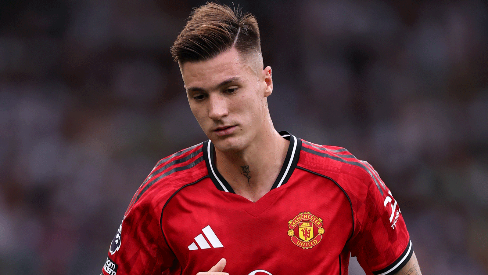 'Absolute waste of money' - Benjamin Sesko savaged for 'completely anonymous' derby performance as fans claim he is a 'worse signing than Antony' after Man Utd's thumping defeat to Man City