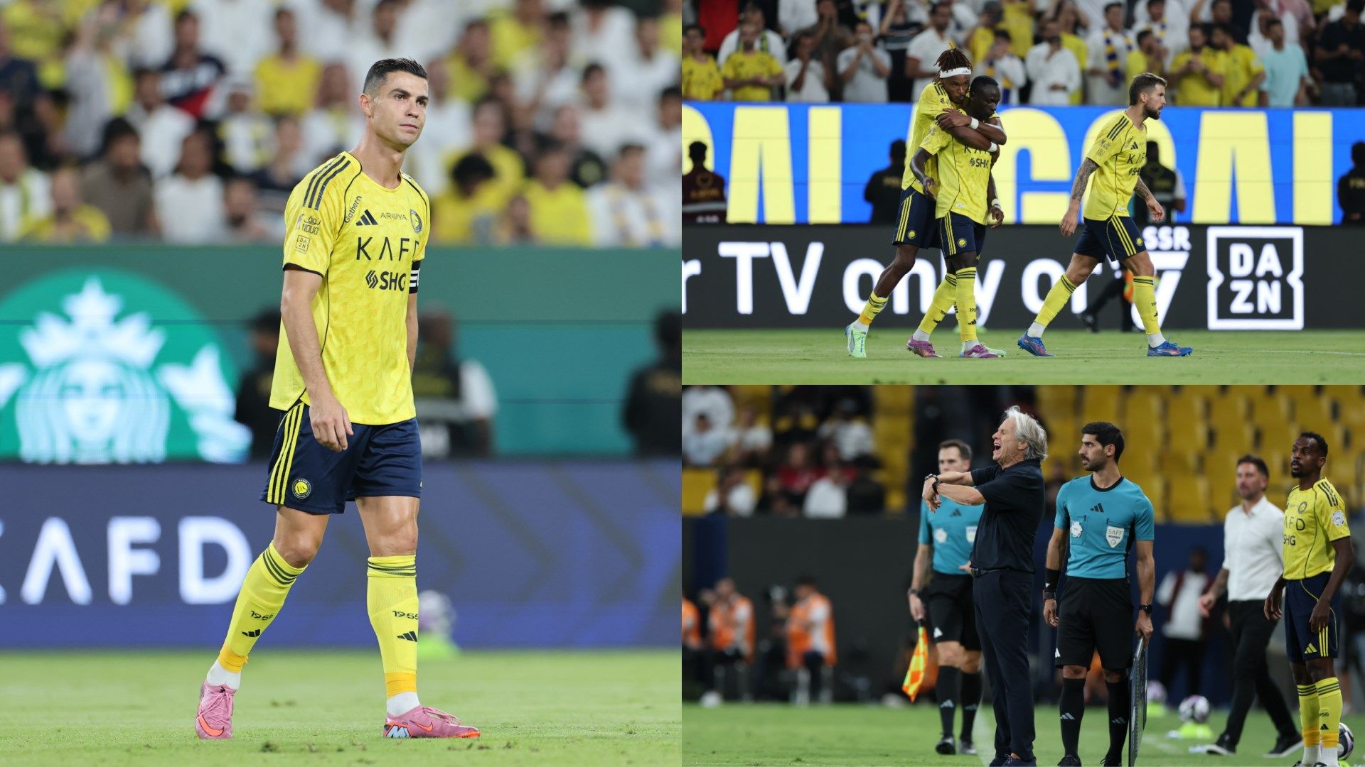 Al-Nassr do it without Cristiano Ronaldo! Portugal international anonymous as Sadio Mane and Inigo Martinez maintain 100% record at start of Saudi Pro League campaign