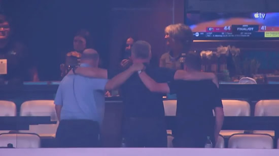 DEA-LIGHTED Banned former Premier League manager, 54, does Poznan in owner’s suite before his side thrash Messi’s Inter Miami