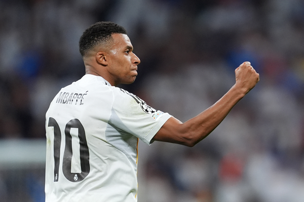 Mbappe brace helps 10-man Real Madrid beat Marseille in Champions League